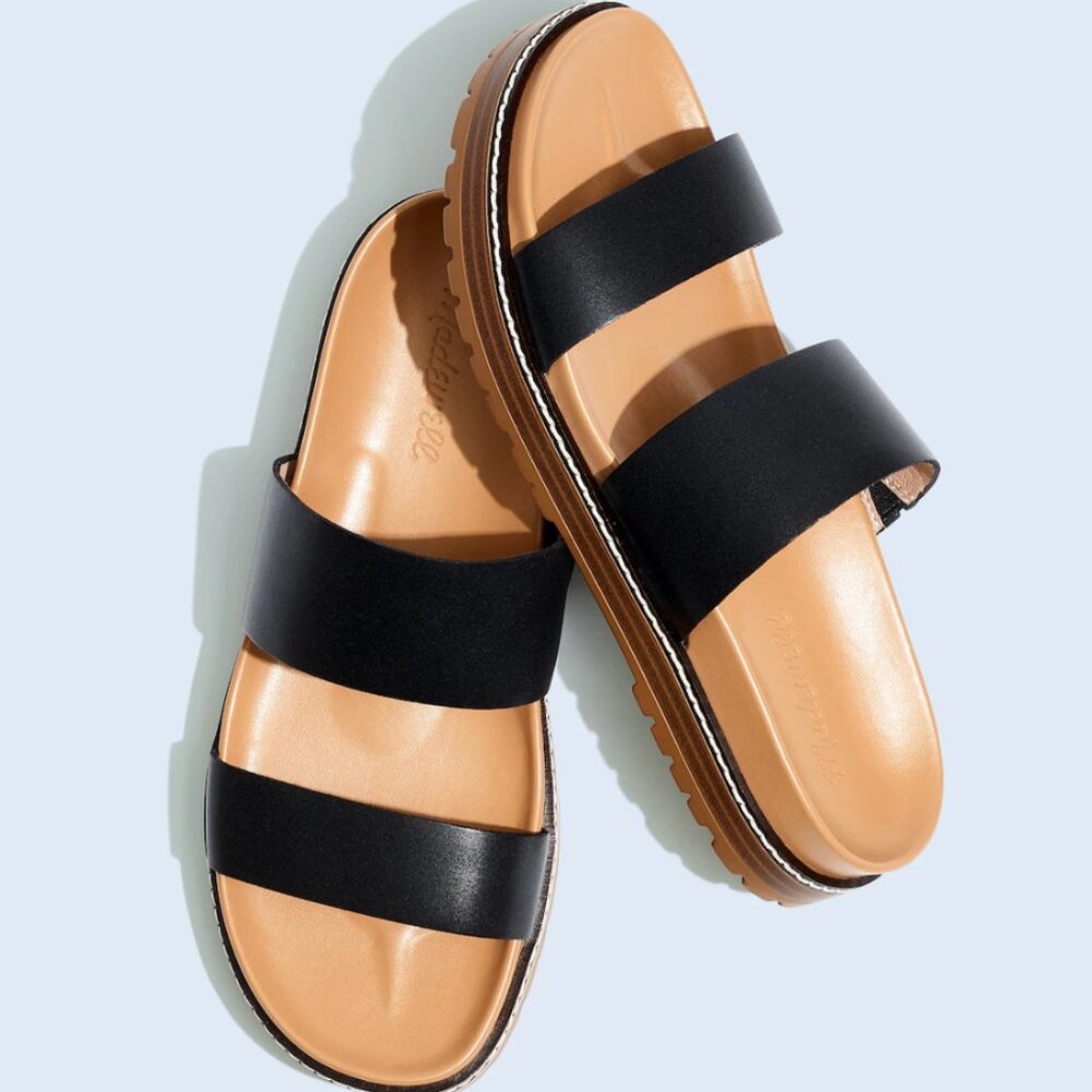 Madewell Charley Double-Strap Slide Sandal
